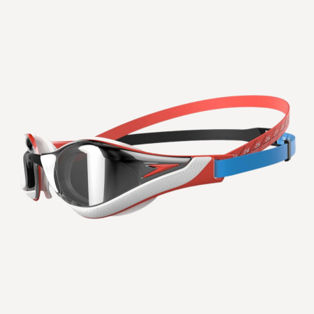 Очки для плавания Speedo Fastskin Pure Focus Mirror (зеркальные; красный/синий/белый)
